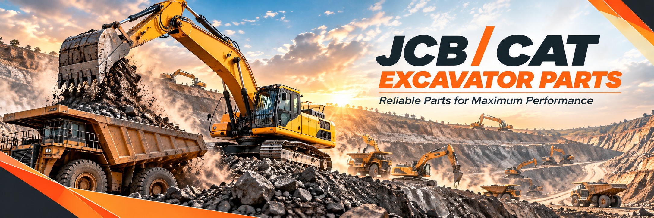JCB and CAT Excavator Parts - Quarry